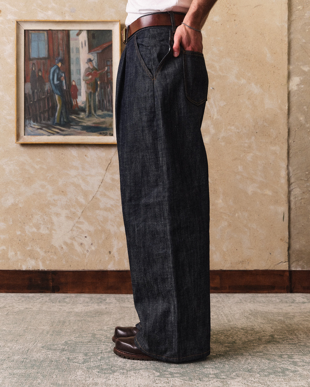 Raw Denim Jeans