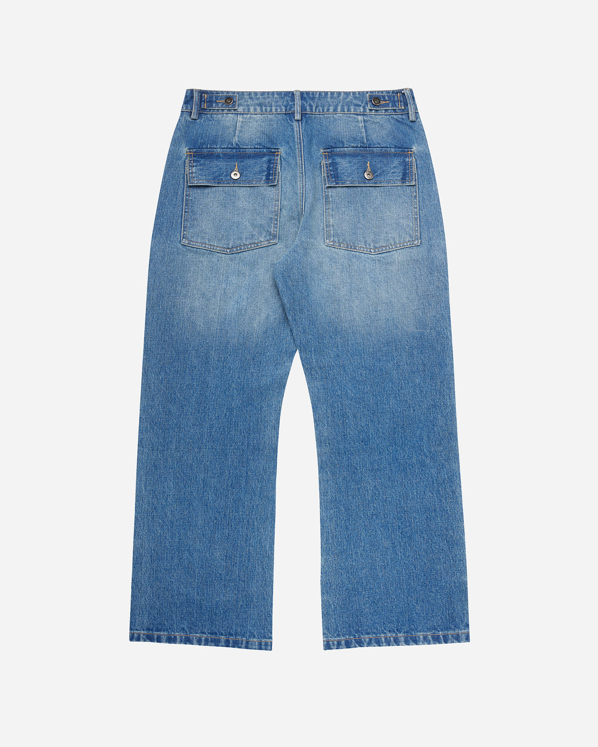Washed Dungaree Denim Jeans