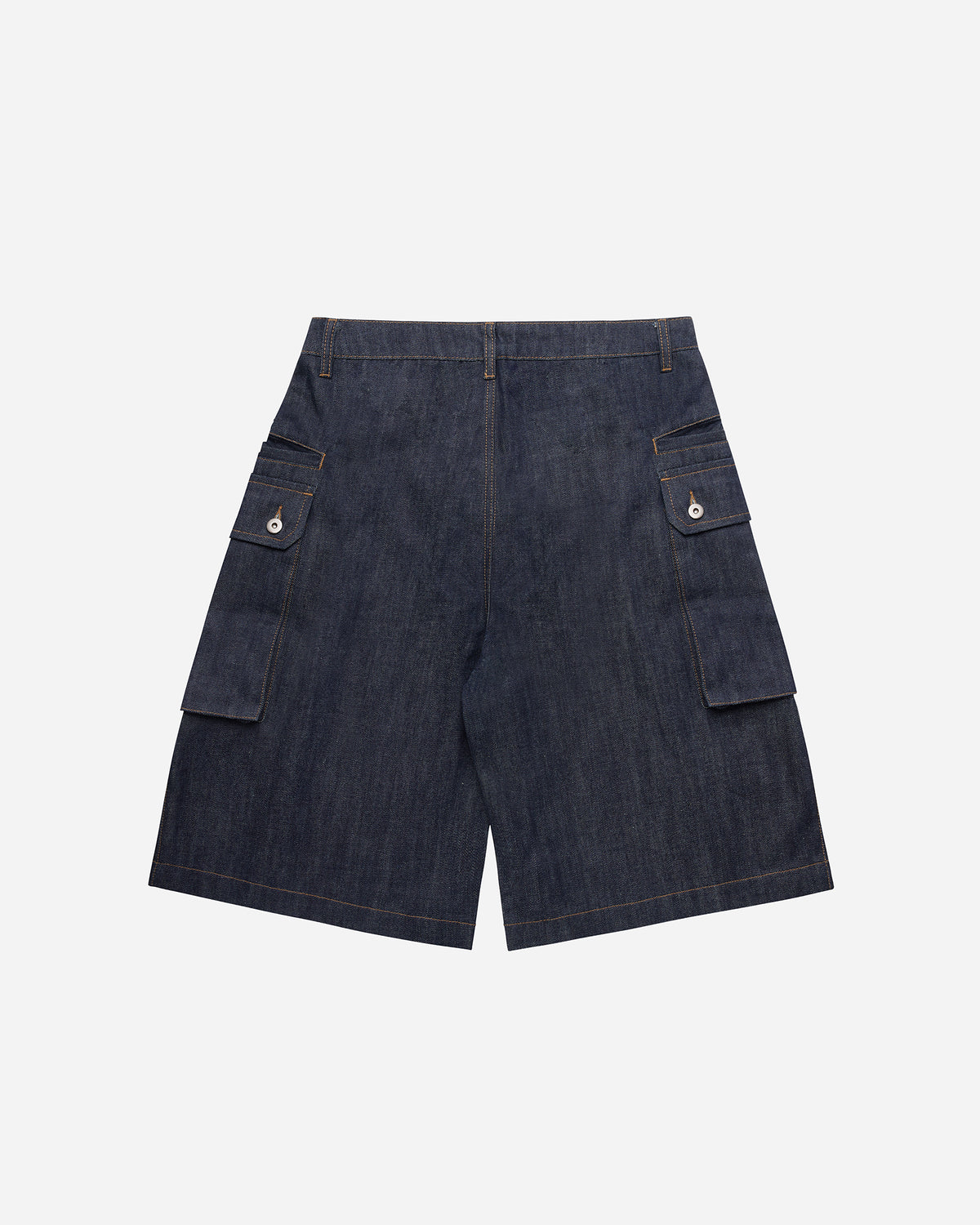 Indigo Denim Monkey Cargo Shorts