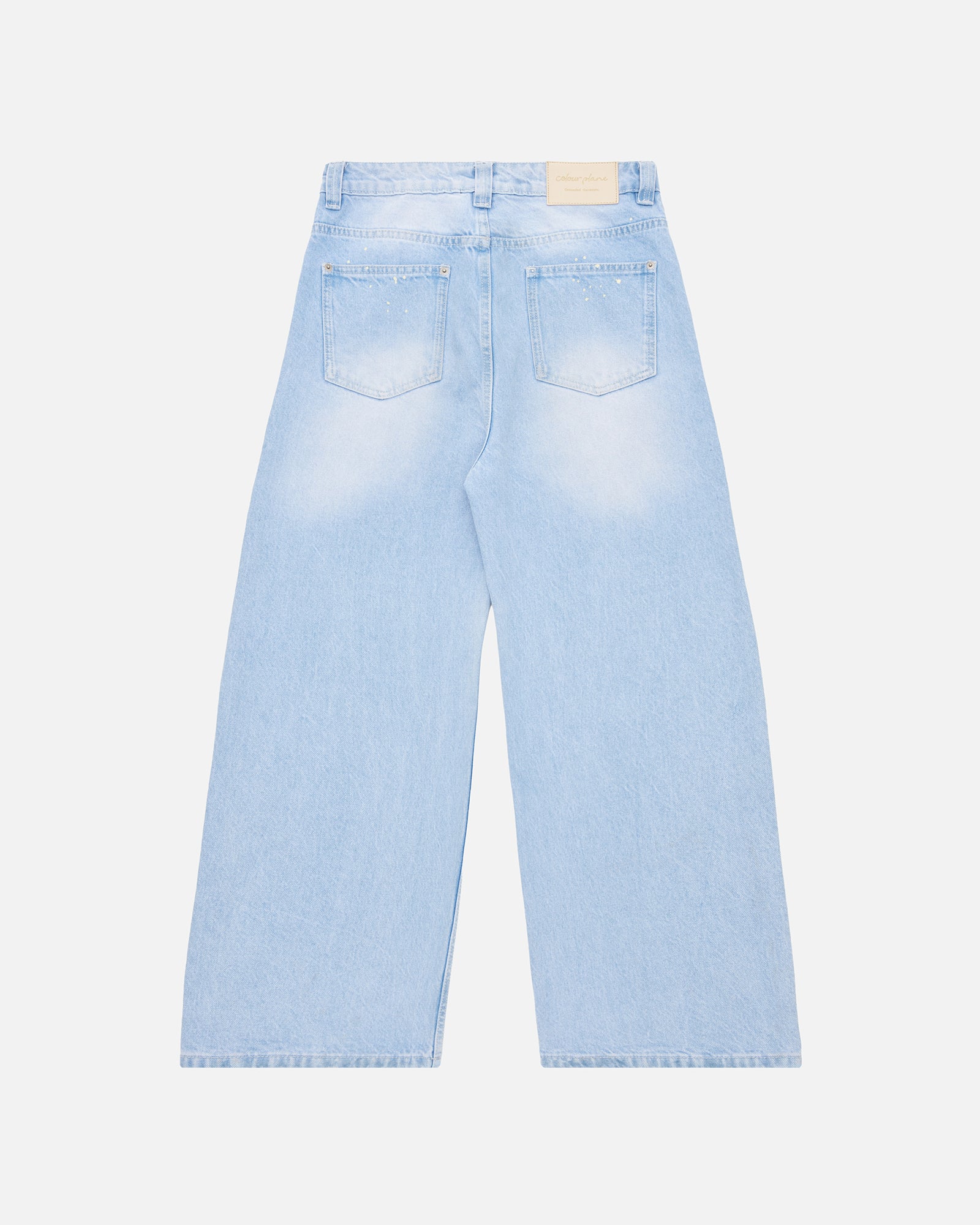 13.5oz Washed Paint Splat Jeans