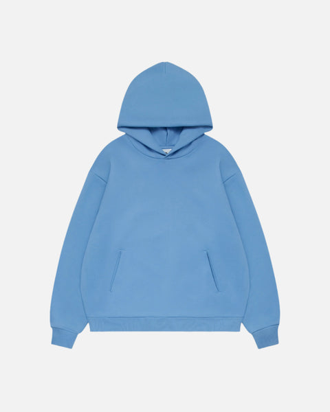 Terry Pullover Hoodie Baby Blue