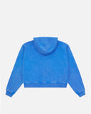 Acid Washed Zip-Up - Blue