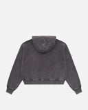 Acid Washed Zip-Up - Stone