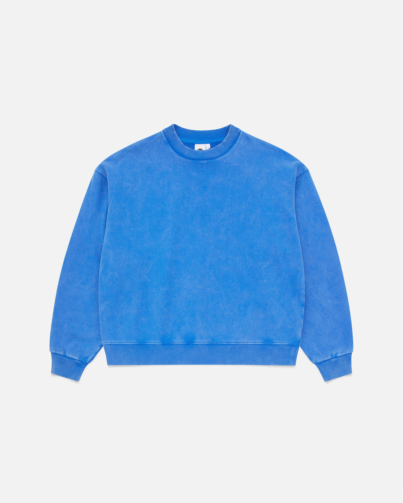 Acid Washed Sweatshirt - Blue