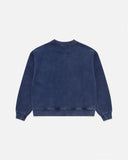 Acid Washed Sweatshirt - Navy