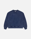 Acid Washed Sweatshirt - Navy