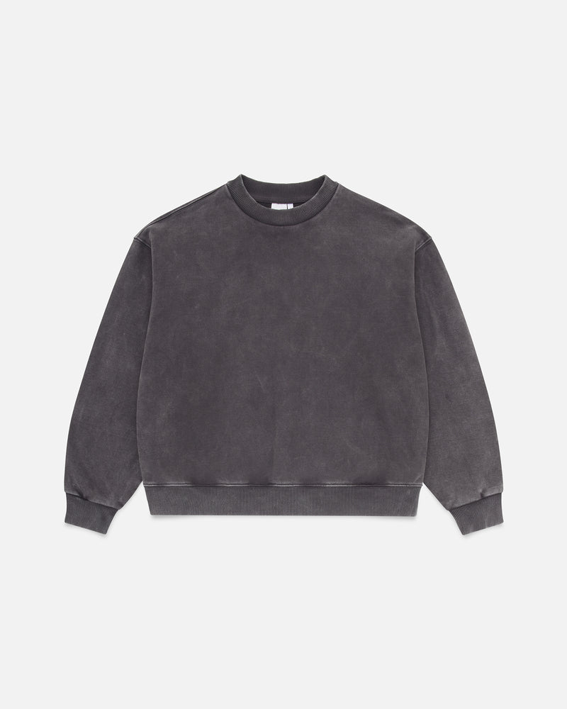 Acid Washed Sweatshirt - Stone